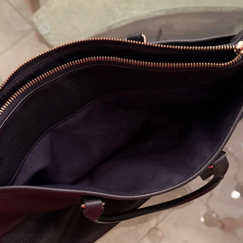Coach Luxurious Black Leather Satchel